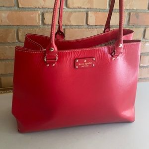 Red Kate Spade Tote Bag